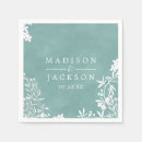 Search for floral wedding napkins Chic