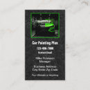 Search for car painting business cards Simple