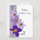 Search for purple mothers day cards Flower