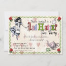 Search for mad hatters invitations Unbirthday