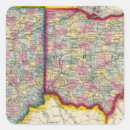 Search for indiana map stickers County
