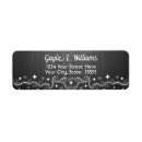 Search for silver glitter return address labels Rustic