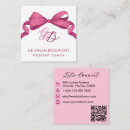 Search for bow business cards Pretty