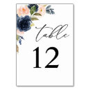 Search for blue flower table cards Calligraphy