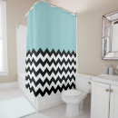 Search for black and white zigzag shower curtains Chevron pattern