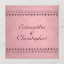 Search for pink damask wedding invitations Ornate