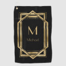 Search for monogrammed golf towels Elegant