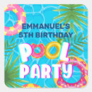 Search for fun in the sun stickers Water