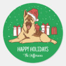 Search for german shepherd puppies stickers Merry christmas