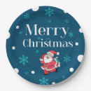 Search for merry christmas plates Santa claus