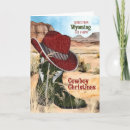 Search for cowboy boots christmas cards Country