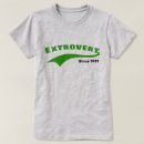 Search for extrovert tshirts Typography