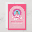 Search for hot pink hens party invitations Bachelorette weekend