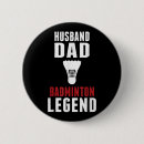 Search for action game badges Favourite hobby badminton
