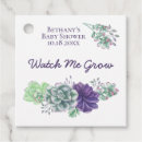 Search for succulent baby shower favour tags Gender neutral
