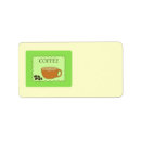 Search for coffee bean return address labels Brown