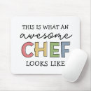 Search for kitchen funny mousepads Chef