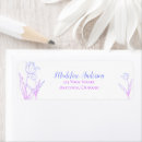 Search for purple ombre return address labels Bridal