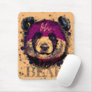 Search for black bear mousepads Colourful