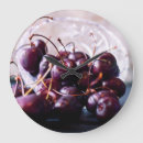 Search for red kitchen clocks Cherries
