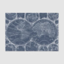 Search for world map tissue paper Blue