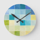 Search for grey and turquoise clocks Aqua