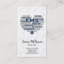 Search for ambulance business cards Emergency medical technician
