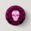Search for girly skull badges Halloween
