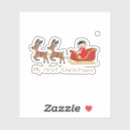 Search for sleigh reindeer stickers Santa