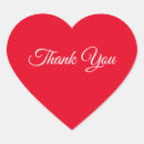 Search for valentine thank you stickers Red