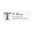Search for monogram t return address labels Watercolor