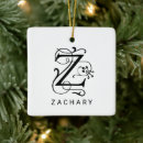 Search for letter z christmas tree decorations Elegant