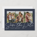 Search for navy blue save the dates Typography