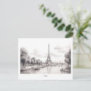 Search for vintage sketch postcards France