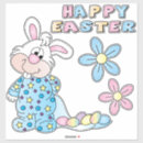 Search for easter egg cartoon stickers Bunny