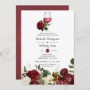 Search for red engagement party invitations Roses