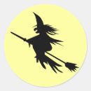 Search for witch silhouette stickers Flying