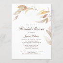 Search for autumn bridal shower invitations Leaves