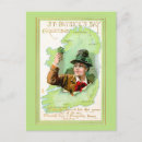 Search for vintage map of ireland postcards St patrick's day