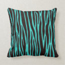Search for blue zebra stripe cushions Teal