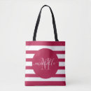 Search for red stripes bags Monogrammed
