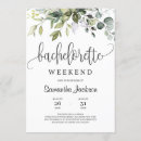 Search for greenery hens party invitations Bachelorette weekend