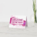 Search for employee welcome cards Modern