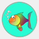 Search for school of fish stickers Swimming
