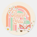 Search for retro hippie stickers Groovy birthday