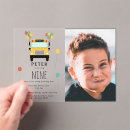 Search for bus birthday invitations Back to school