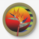 Search for bird of paradise flower plates Party