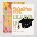 Search for vintage graduation invitations Botanical