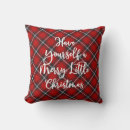 Search for plaid christmas cushions Red