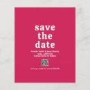 Search for magenta save the dates Retro
